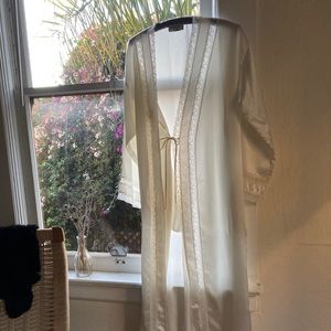 Vintage Valentino Intimo Satin Robe
